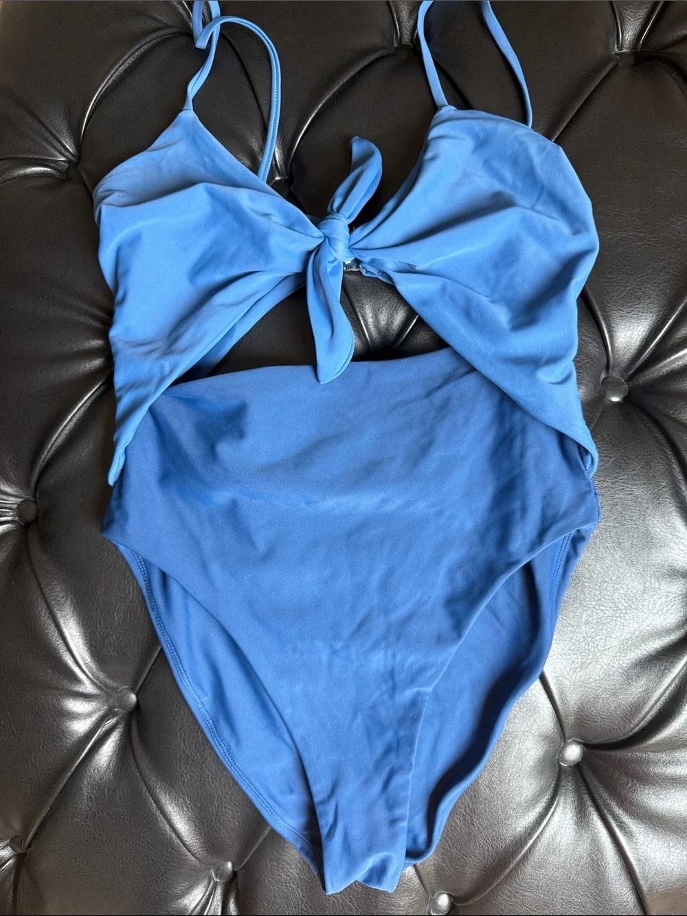 Veronica Beard Blue One-Piece Swimsuit